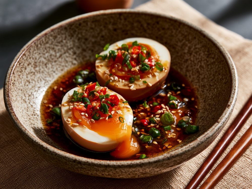 Korean Mayak Gyeran, plated and ready to serve