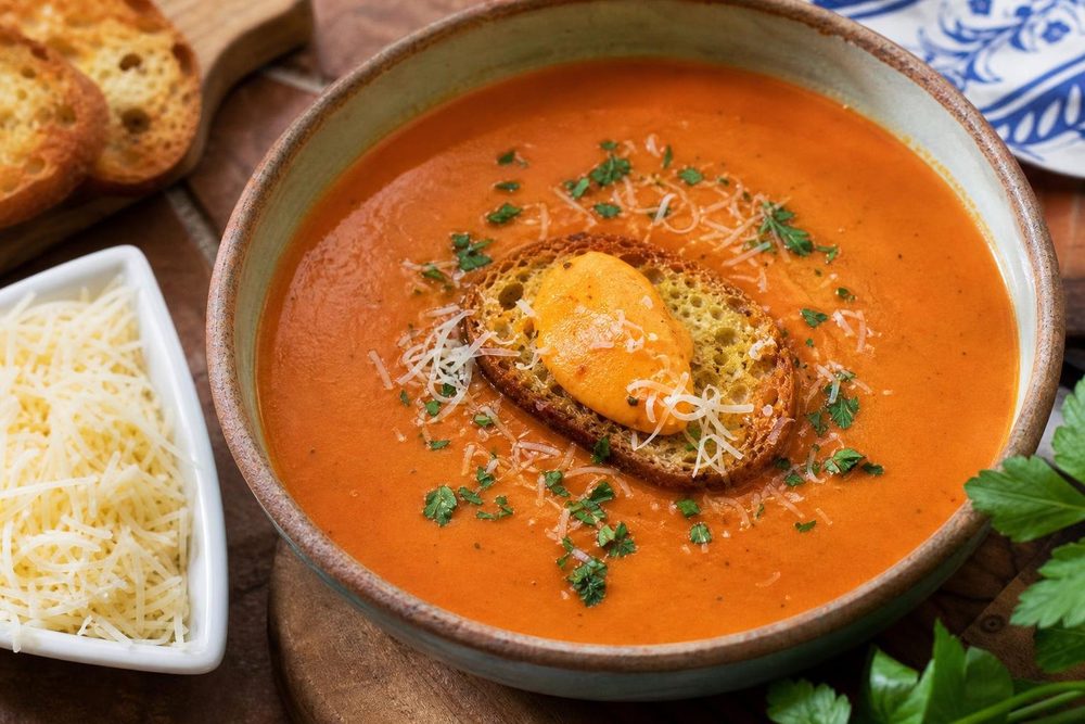 Soupe de Poisson Provençal, plated and ready to serve