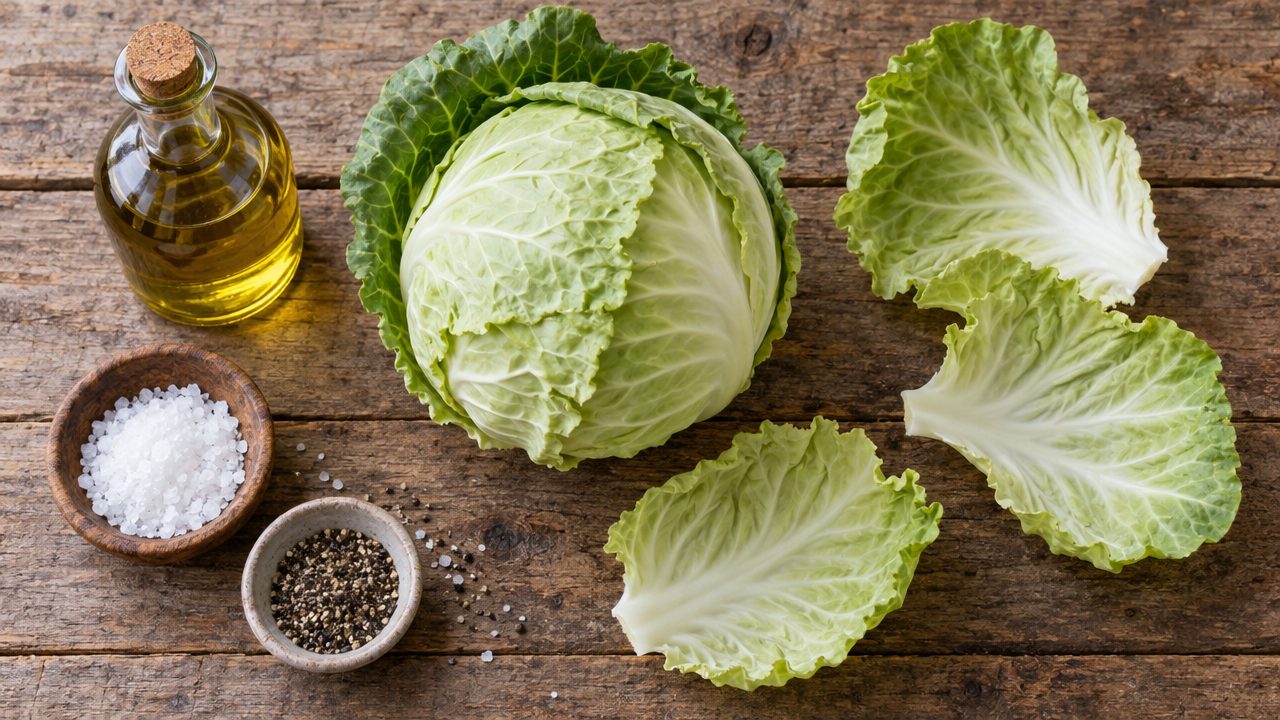 Ingredients for Keto Irish Cabbage Chips