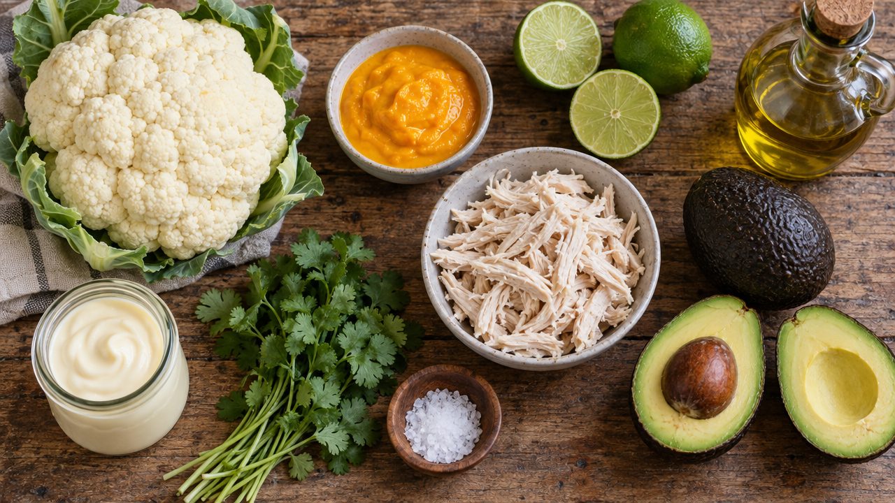 Ingredients for Keto Causa Bites