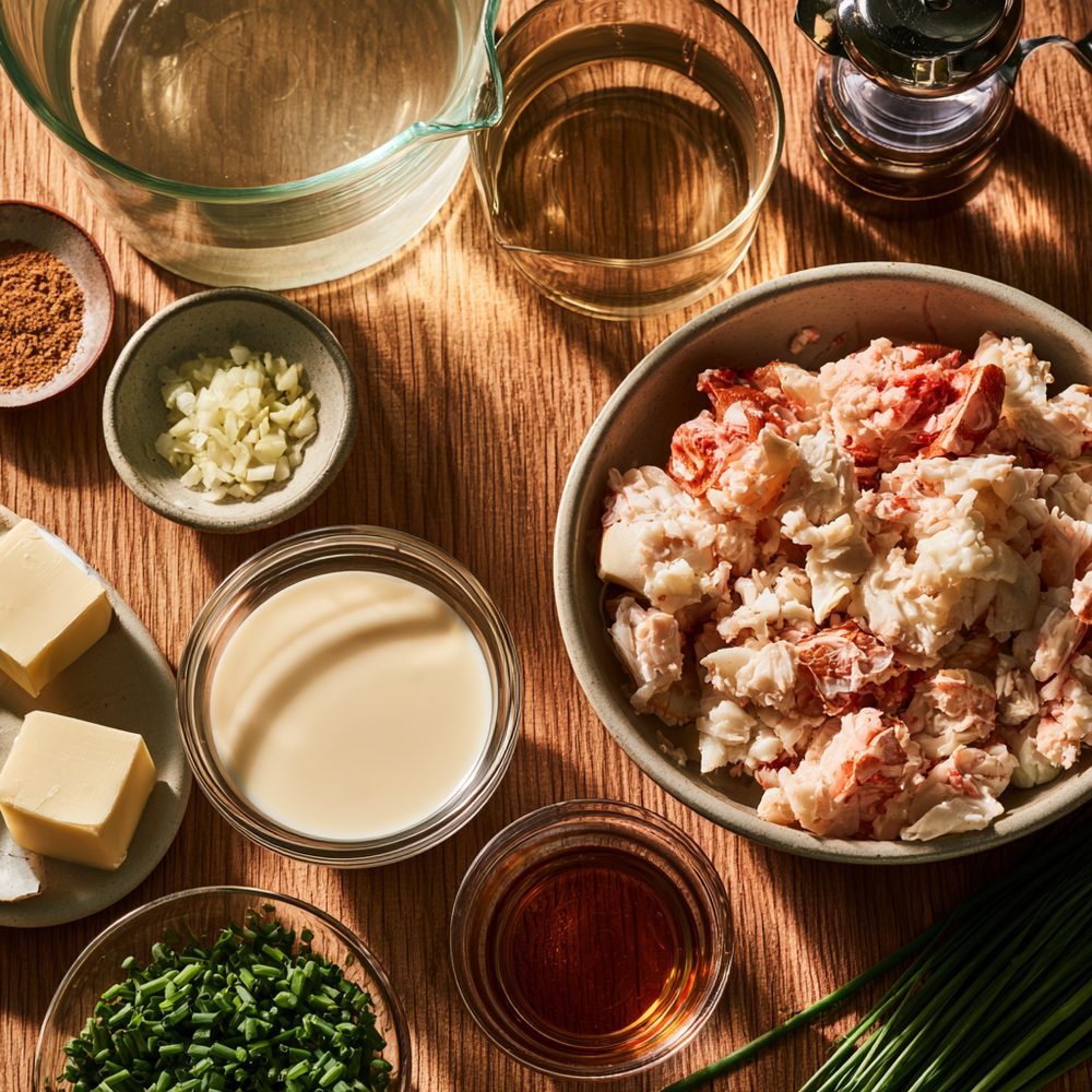 Ingredients for She-Crab Soup