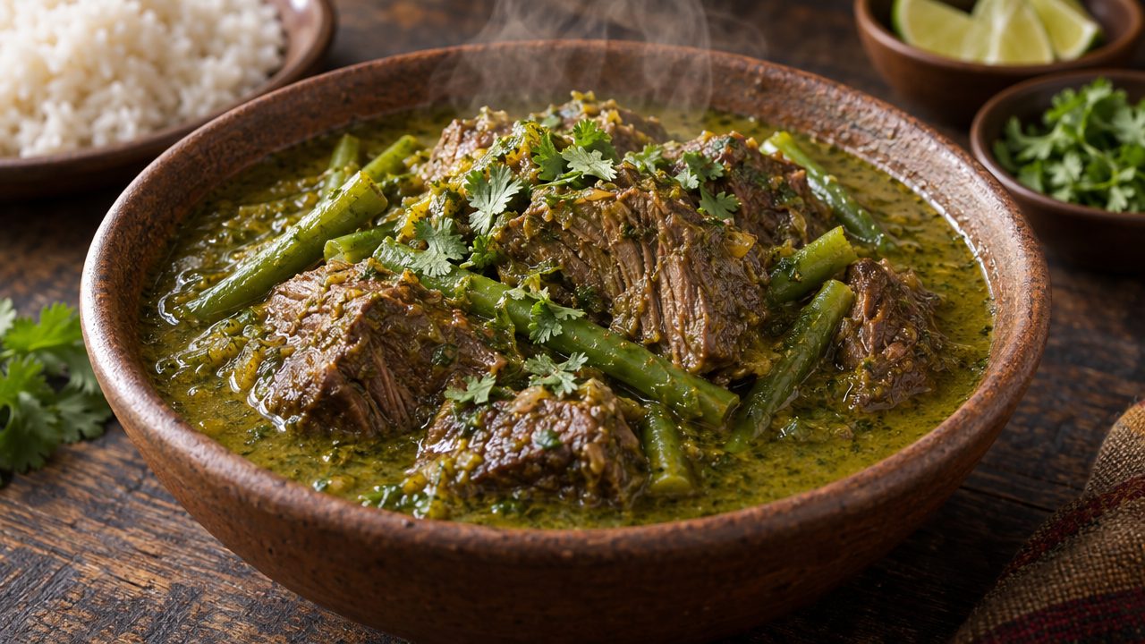 Seco Broth, plated and ready to serve