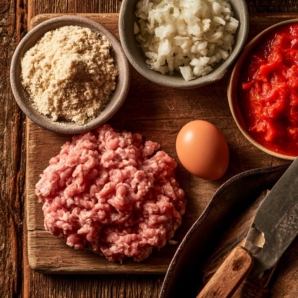 Ingredients for Sweet and Sour Turkey Meatballs