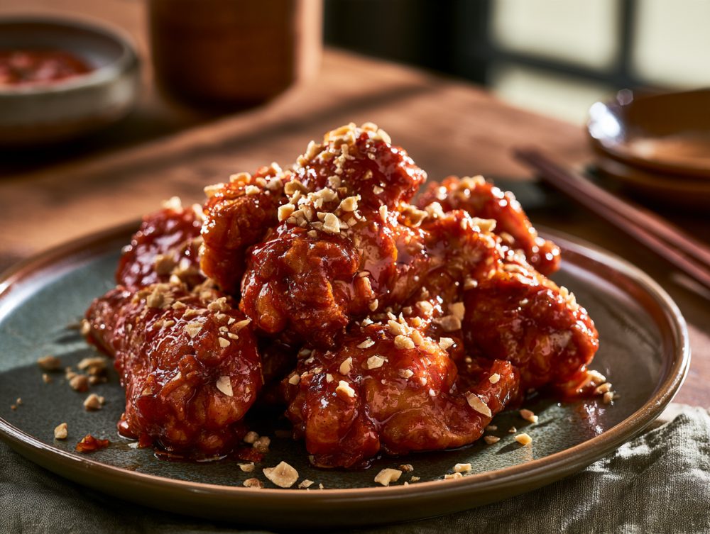 Korean Yangnyeom Chicken, Sweet and Spicy Fried Chicken