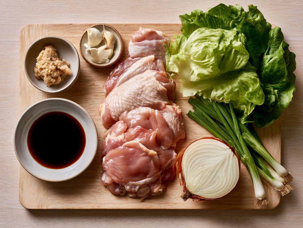 Ingredients for Korean Dak Bulgogi