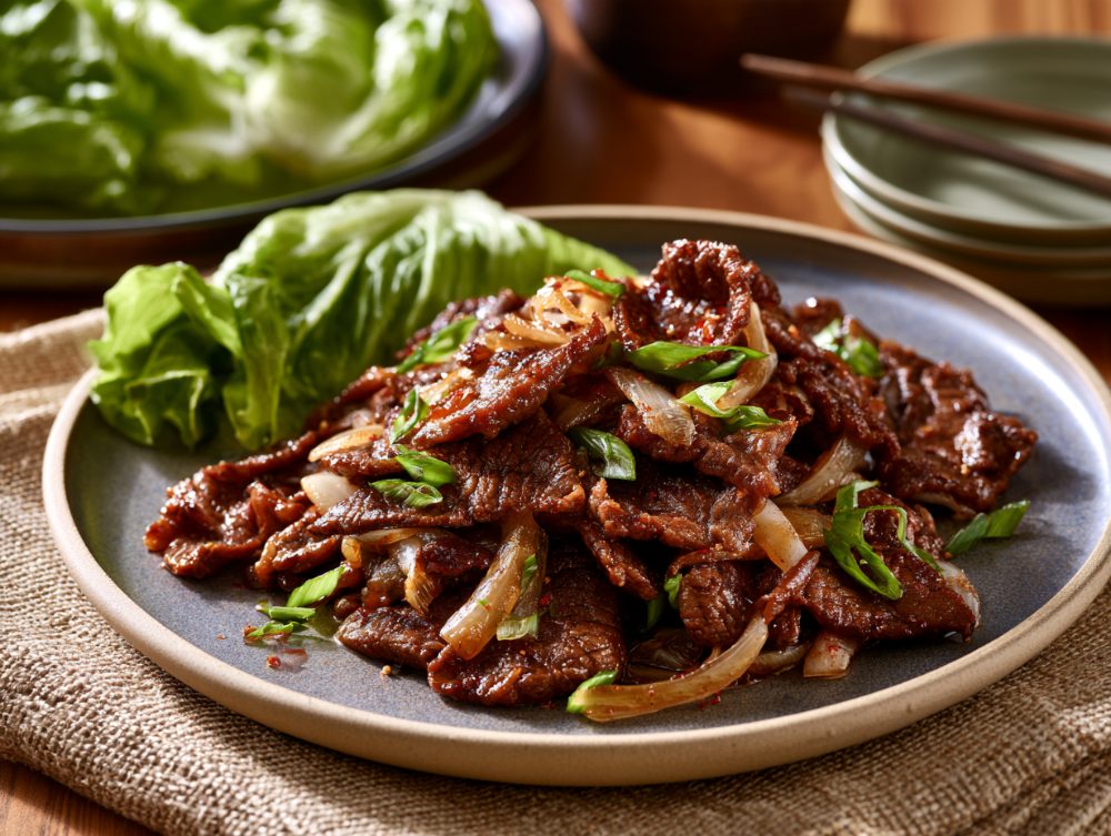 Korean Bulgogi, Marinated Grilled Beef