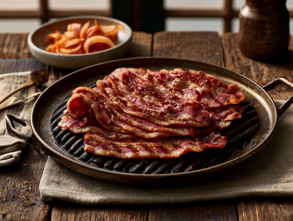 Korean Chadolbaegi, plated and ready to serve