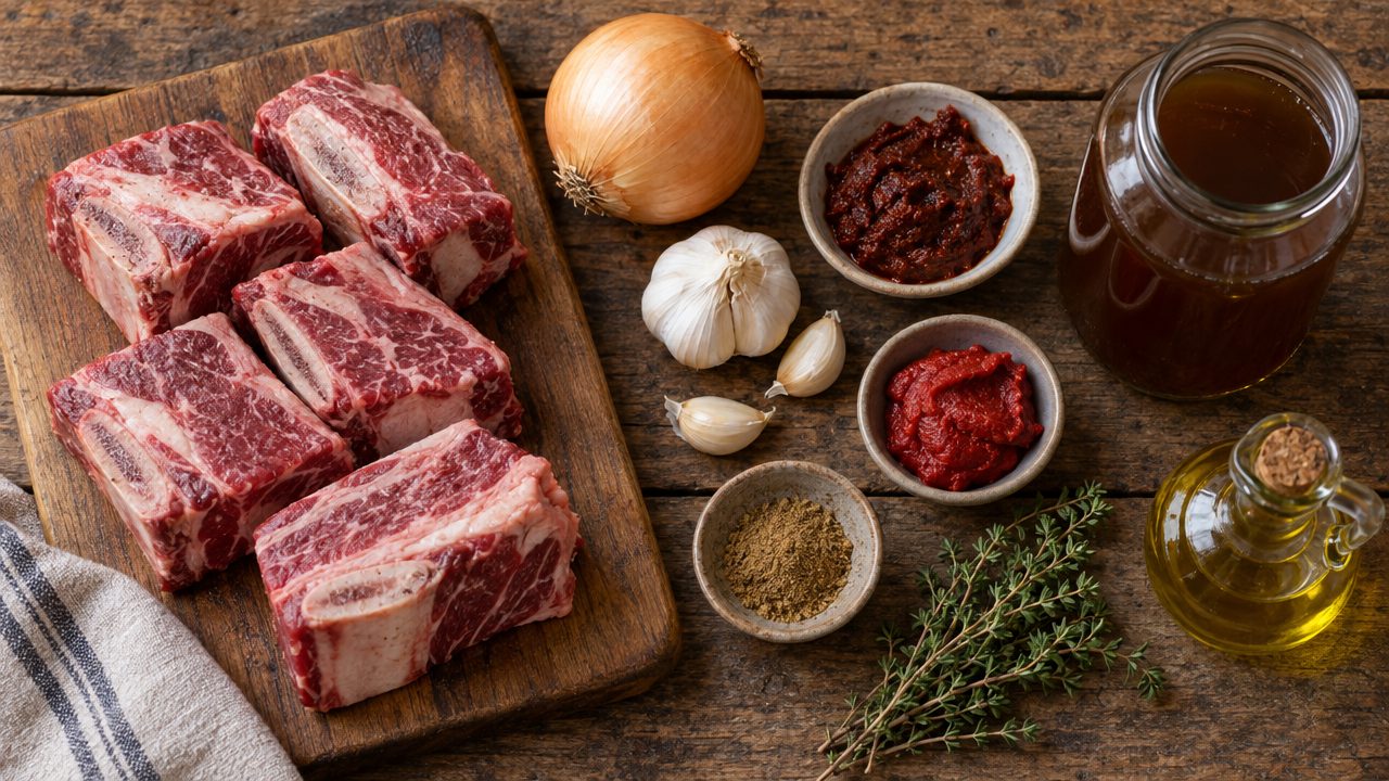 Ingredients for Asado de Tira