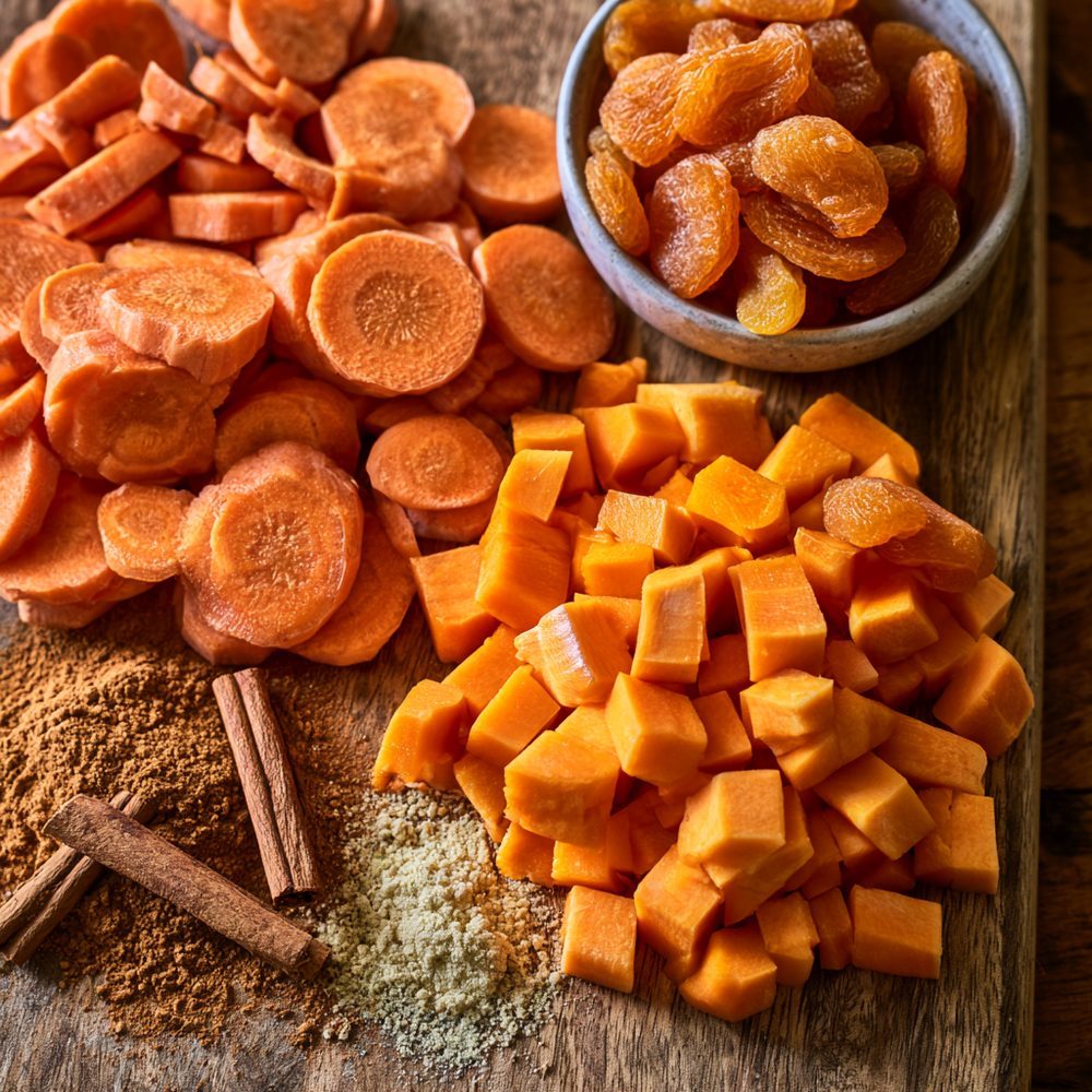 Ingredients for Sugar-Free Classic Tzimmes