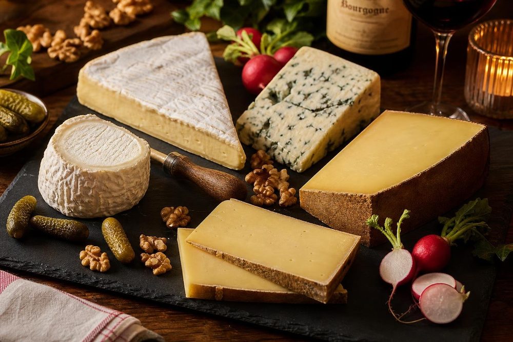 Plateau de Fromages Keto, plated and ready to serve