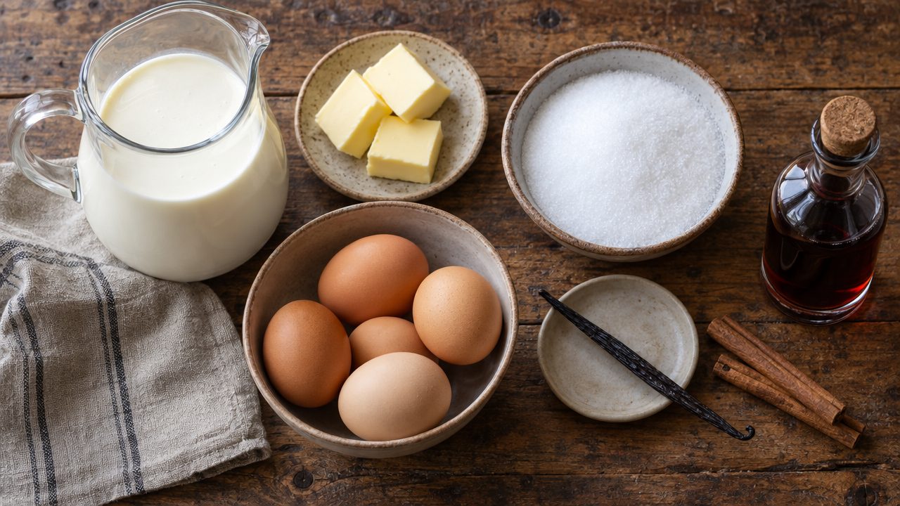 Ingredients for Suspiro Limeño Keto