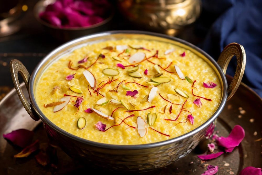 Keto Kheer, plated and ready to serve
