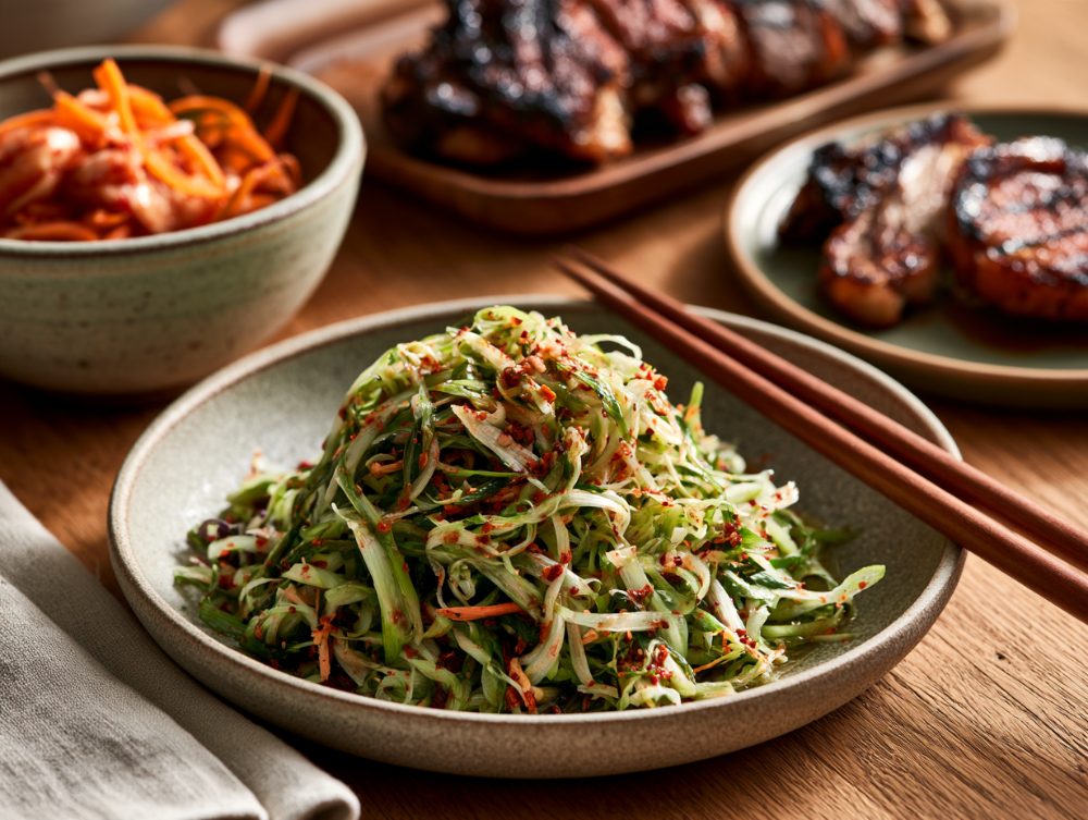Korean Pa-muchim, plated and ready to serve