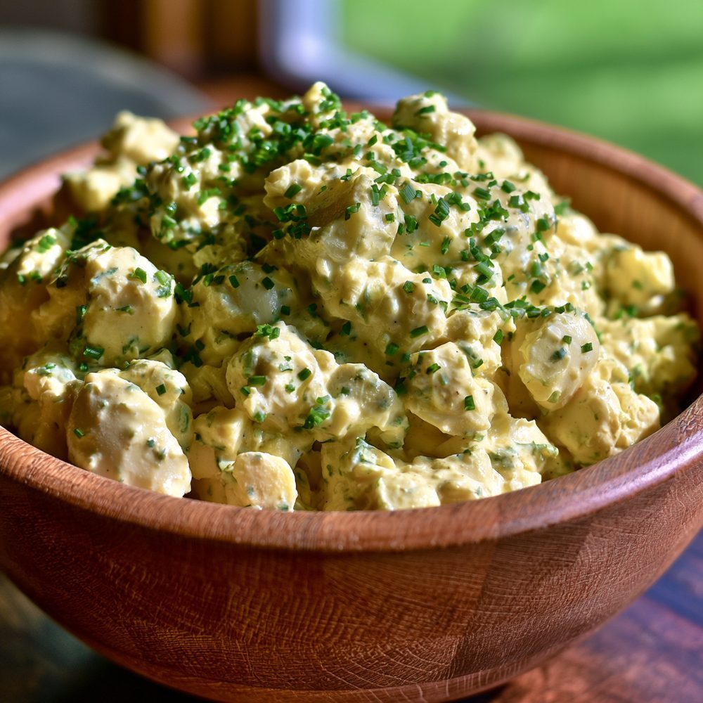 Classic Egg Salad, plated and ready to serve