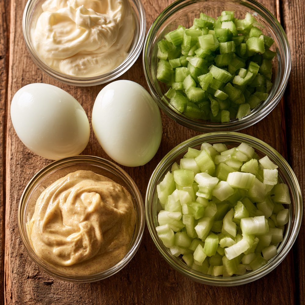 Ingredients for Classic Egg Salad