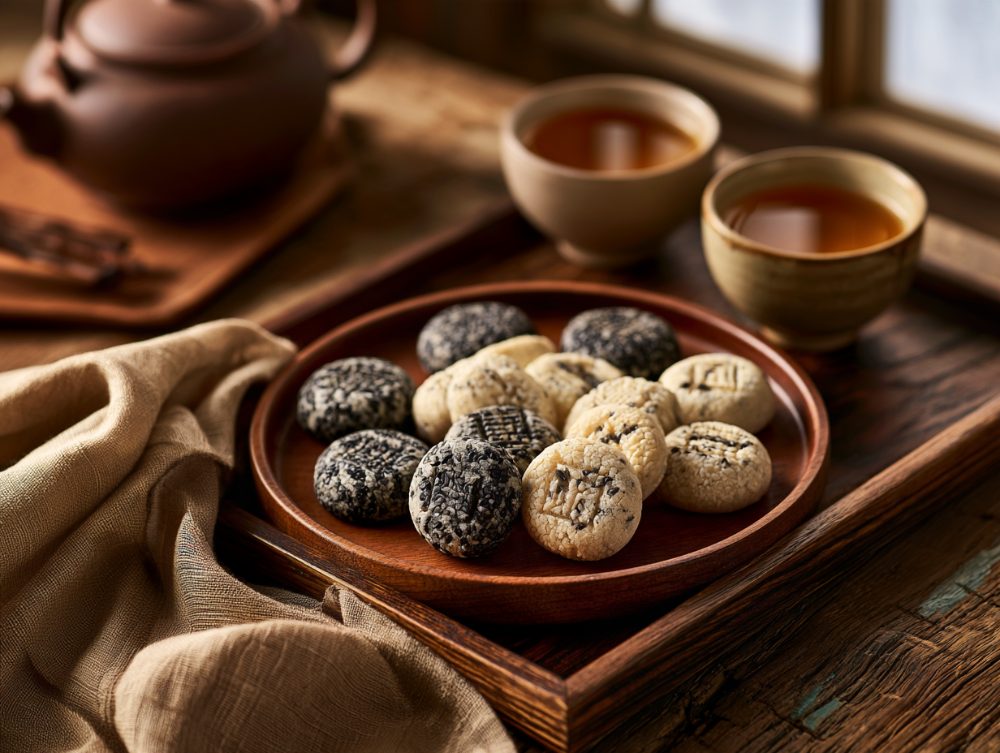 Korean Kkae Dasik, plated and ready to serve