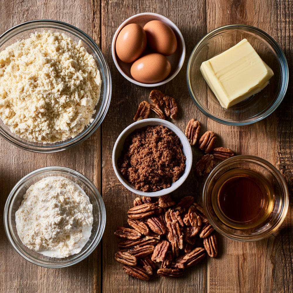 Ingredients for Sugar-Free Pecan Pie