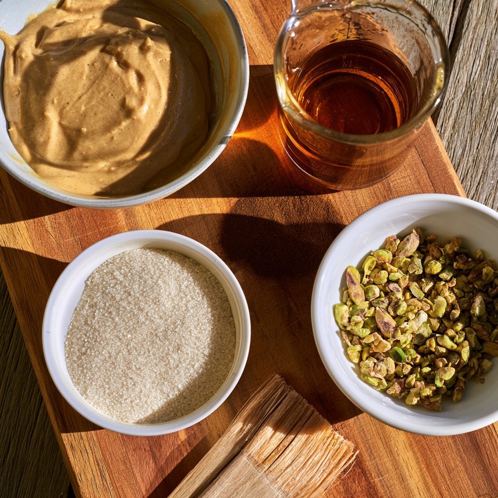 Ingredients for Sugar-Free Halva