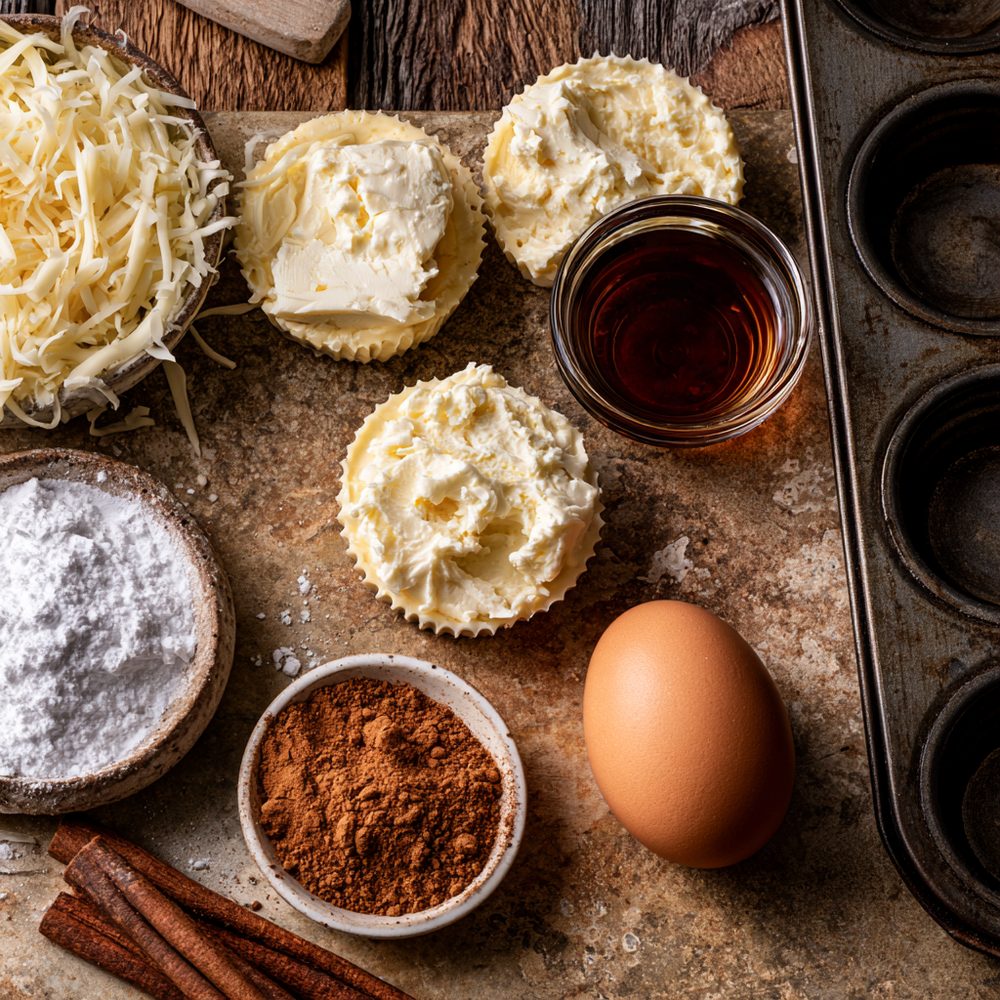 Ingredients for Sopapilla Cheesecake Cups