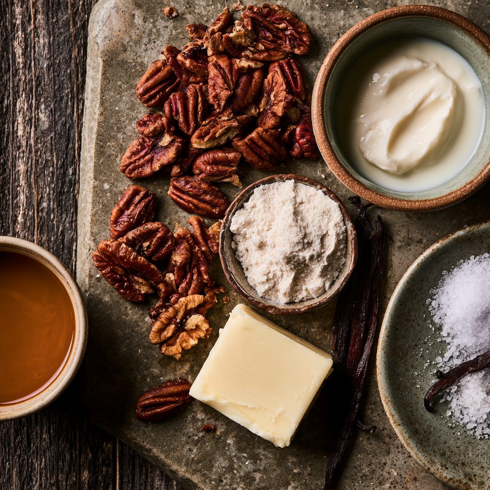 Ingredients for Dulce de Leche Pecan Pralines