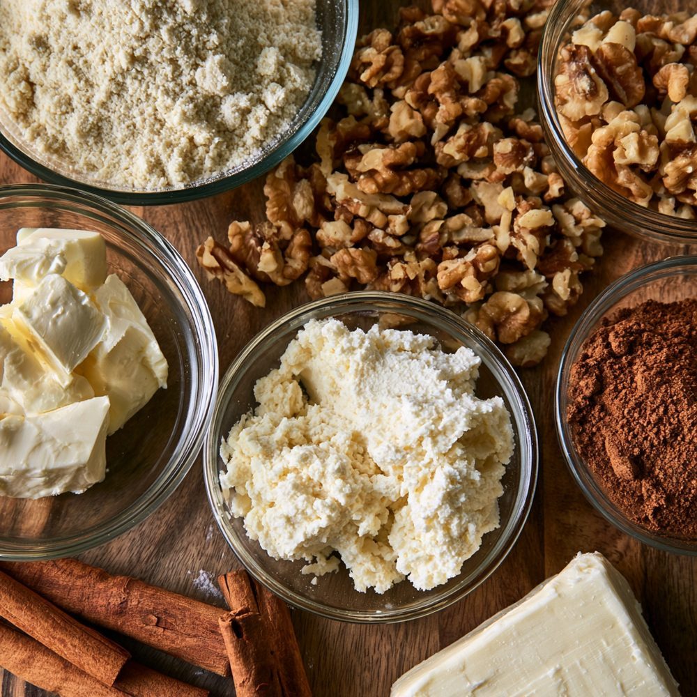Ingredients for Cheese Rugelach