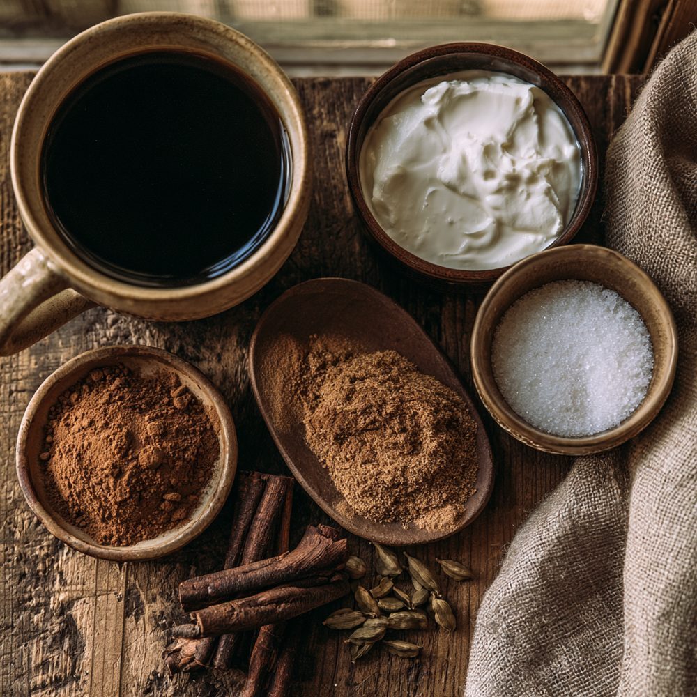 Ingredients for Polish Kawa Zbożowa-Style Coffee, Sugar-Free
