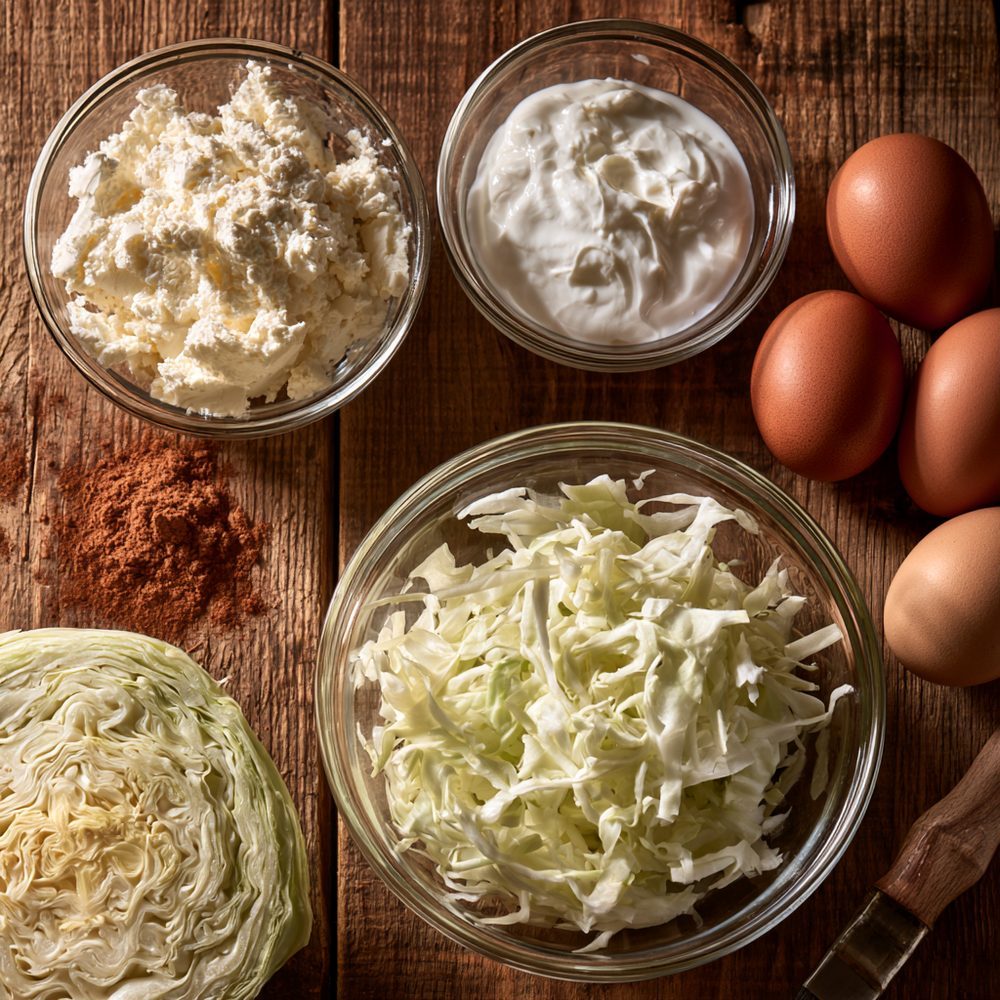Ingredients for Sugar-Free Sweet Noodle Kugel