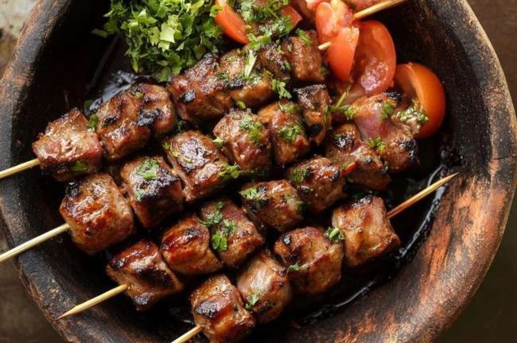 Ugandan Muchomo Bites, Grilled, plated and ready to serve