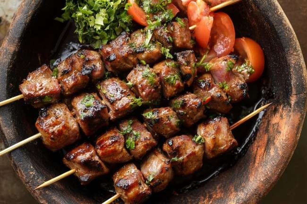 Ugandan Muchomo Bites, Grilled, plated and ready to serve