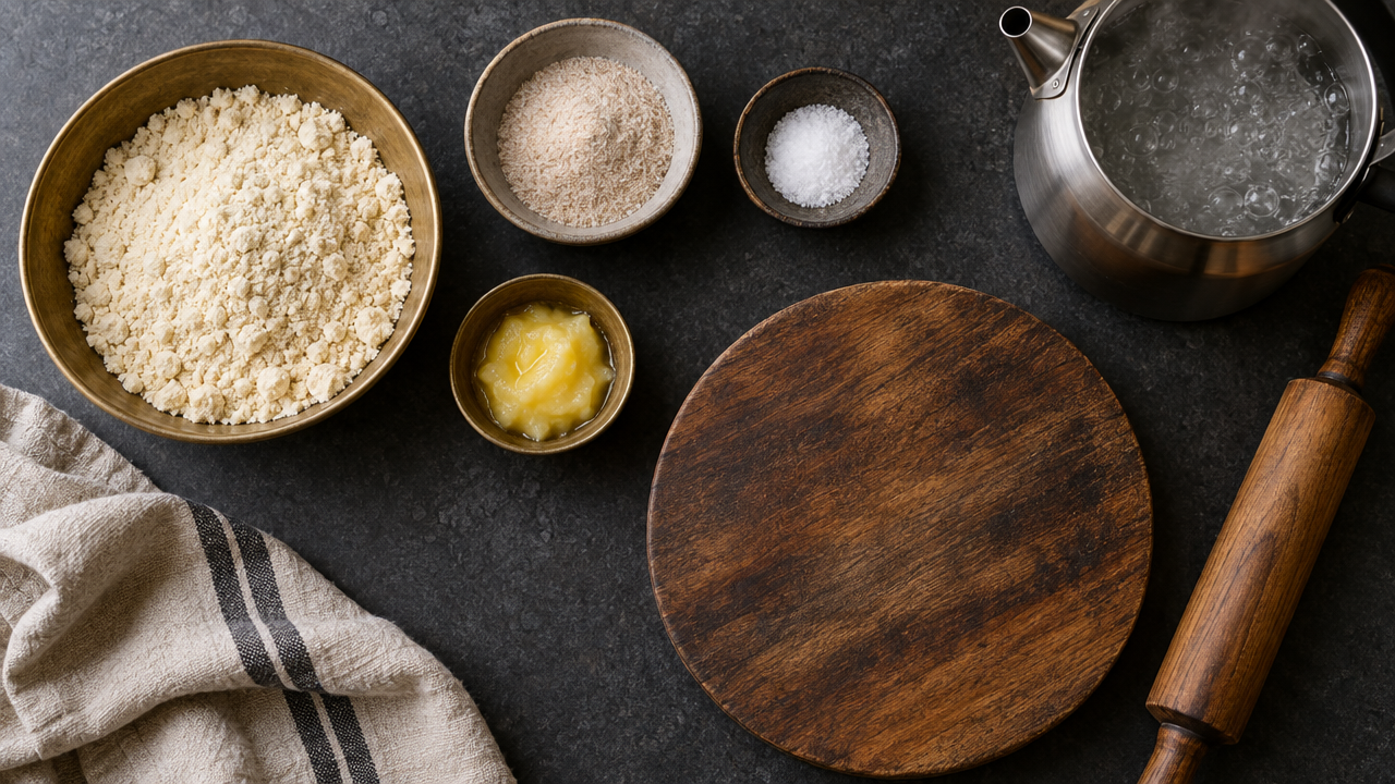 Ingredients for Psyllium Husk Chapati