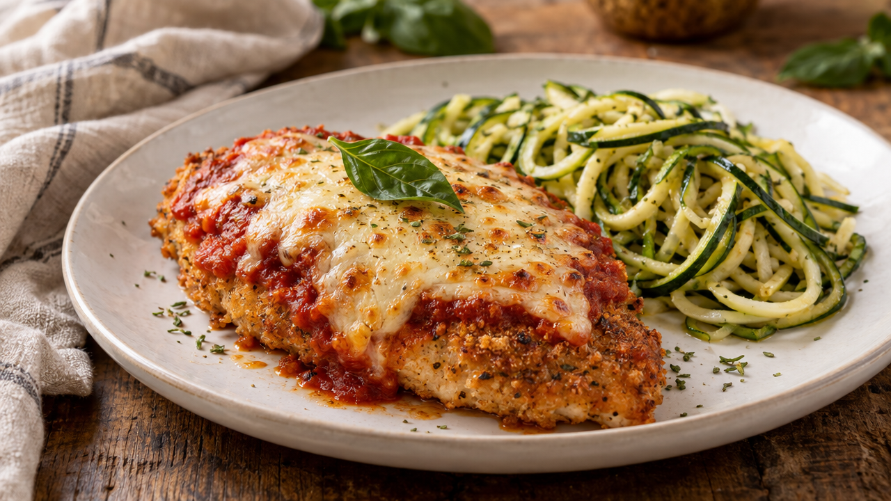 Keto chicken parmesan