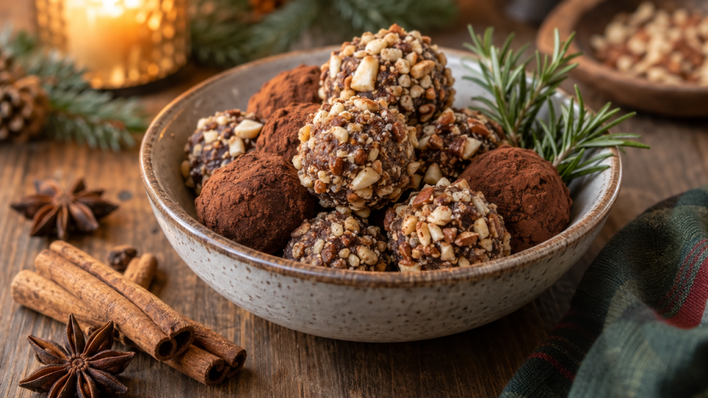 Keto holiday spice bites