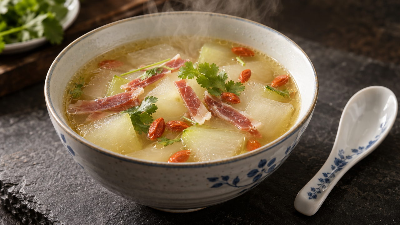 Winter Melon & Ham Broth ingredients